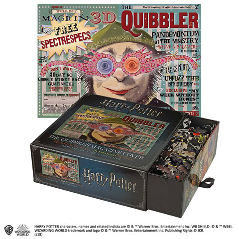 PUZZLE HARRY POTTER - The Quibbler Magazine Cover - THE NOBLE COLLECTION