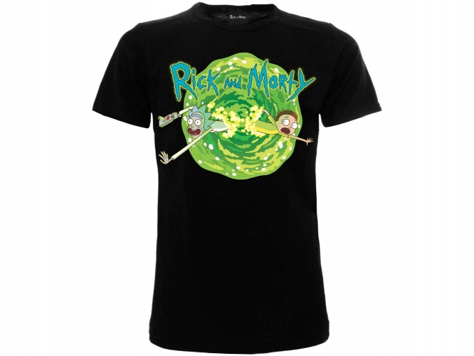 T-SHIRT RICK AND MORTY PORTALE