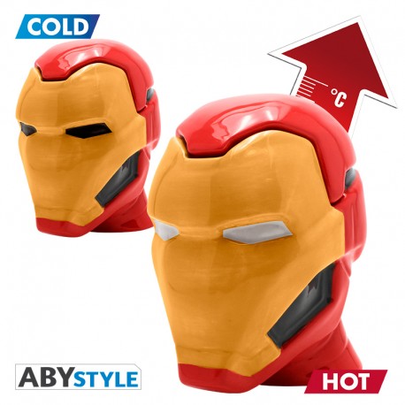 TAZZA 3D CHE CAMBIA COLORE MARVEL - IRON MAN - ABYSTYLE