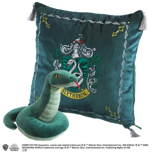 PELUCHE HARRY POTTER - CUSCINO SERPEVERDE- NOBLE COLLECTION